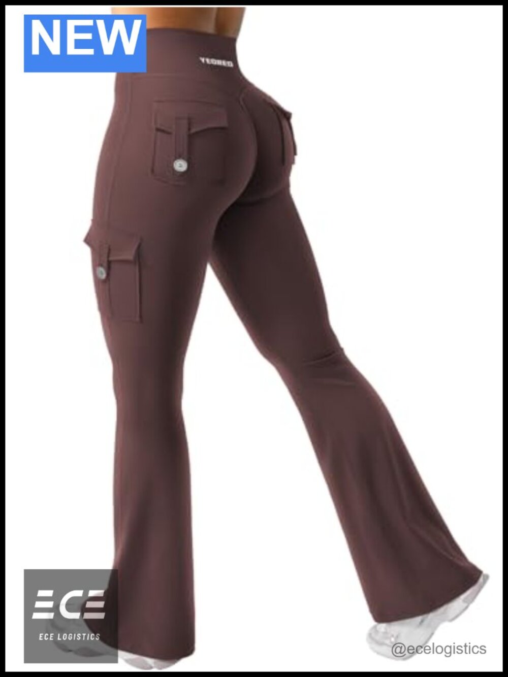 Flare Leggings High Waist Bootcut Yoga Pants with Pockets